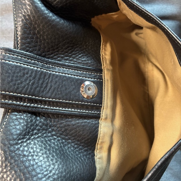 Vintage Coach Black Leather hobo Women's Bag - Picture 3 of 6